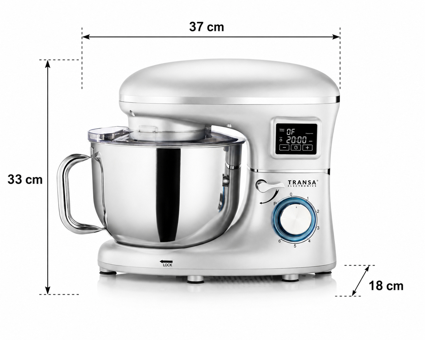 Zabezpieczenia robota planetarnego SilverHot Chef TE-24